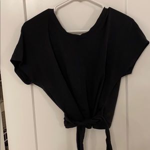 Lululemon Crop Wrap Tee